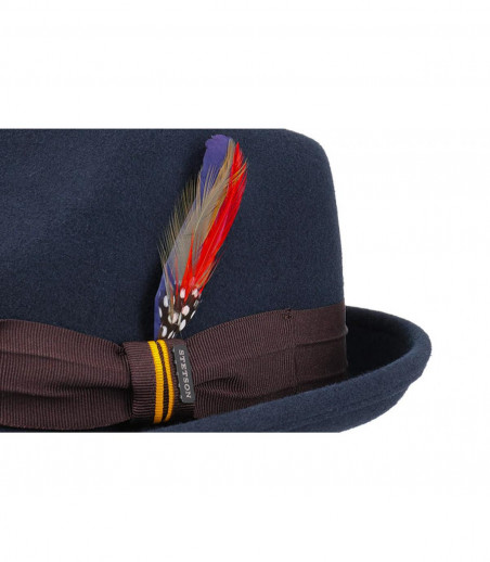 trilby azul marino fieltro